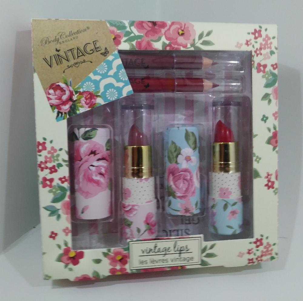 VINTAGE LIPSTICKS. BODY COLLECTION ENGLAND.